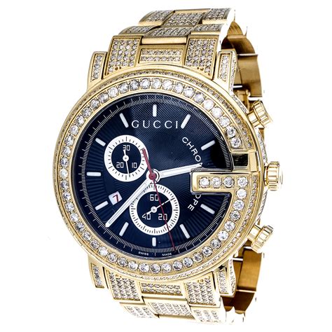 cheap gucci chains|gucci diamond watch for men.